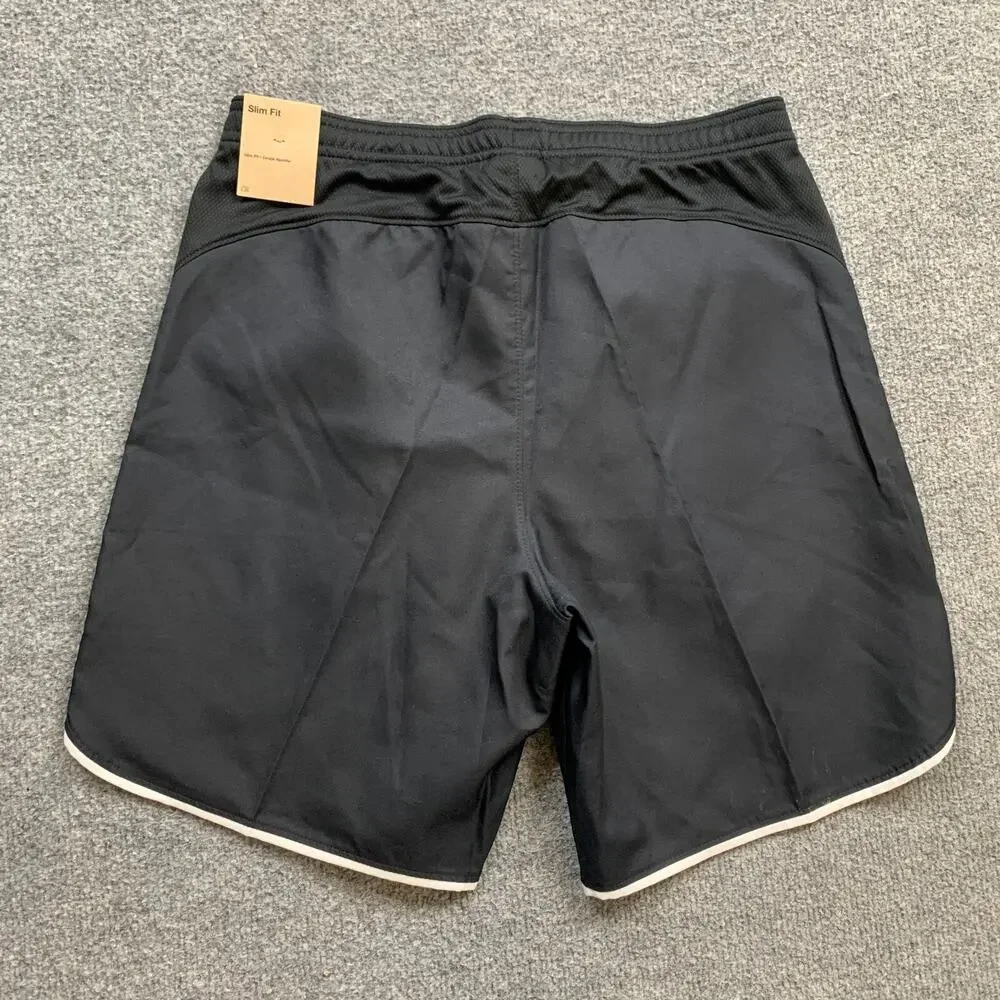 ASU Gymnastics Shorts Mens S Small Black Laser Woven SLIM Fit Arizona State Nike